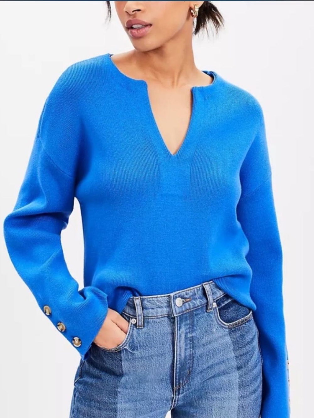 Loft Royal Blue Knit Sweater